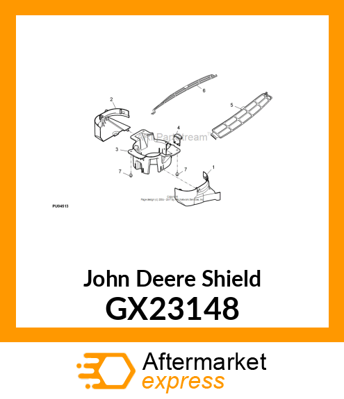 100 SERIES JACKSHEAVE TOP SHIELD GX23148