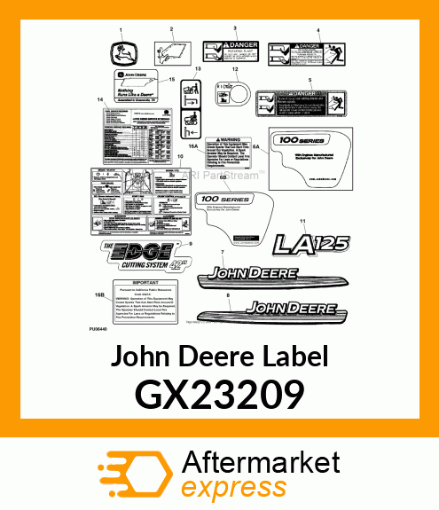 LABEL, JD SERVICE (2009) GX23209