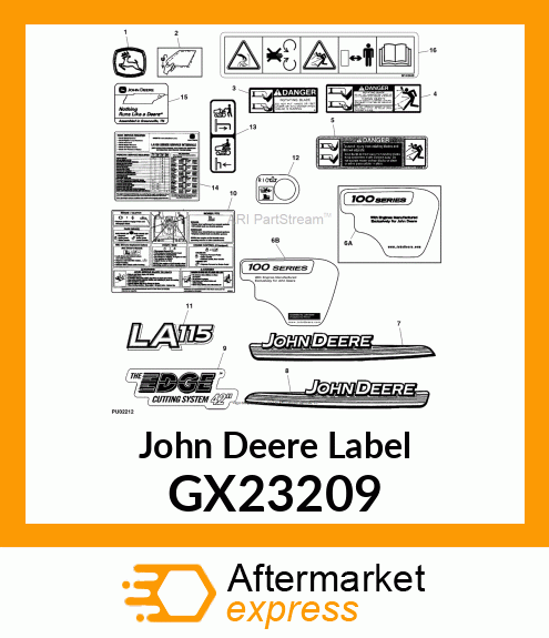 LABEL, JD SERVICE (2009) GX23209