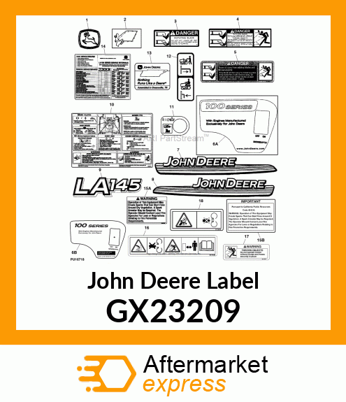 LABEL, JD SERVICE (2009) GX23209