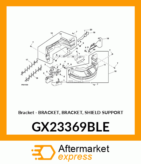 Bracket GX23369BLE