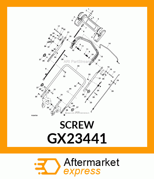 PHST,TORX ST,1/4 GX23441