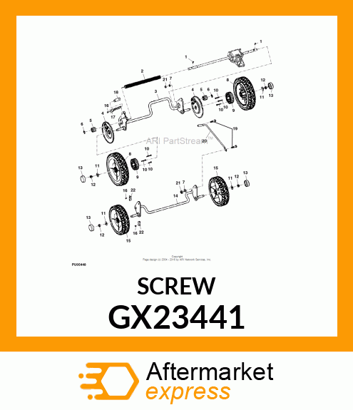 PHST,TORX ST,1/4 GX23441