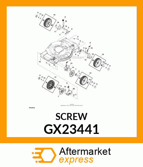 PHST,TORX ST,1/4 GX23441