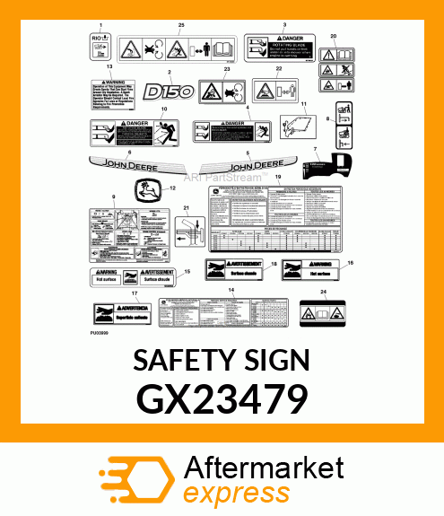 SAFETY SIGN GX23479