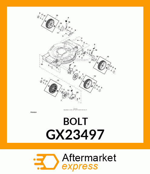 HFLB, 5/16 GX23497