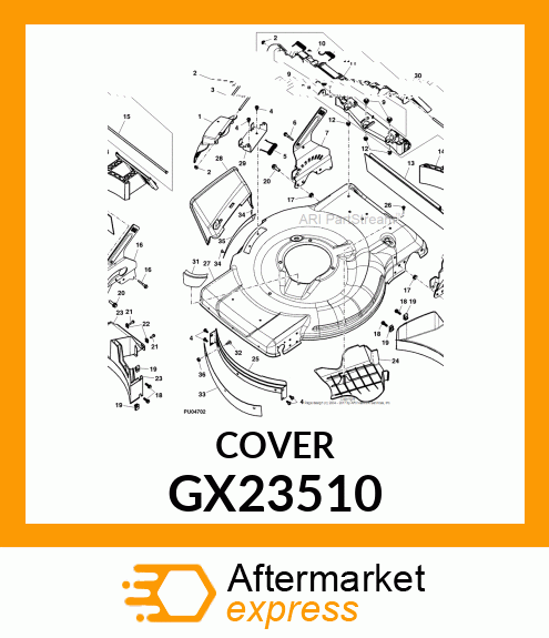 COVER, MULCHING GX23510