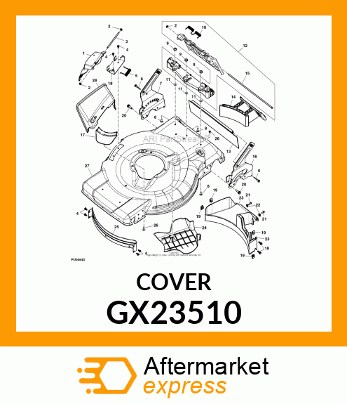 COVER, MULCHING GX23510