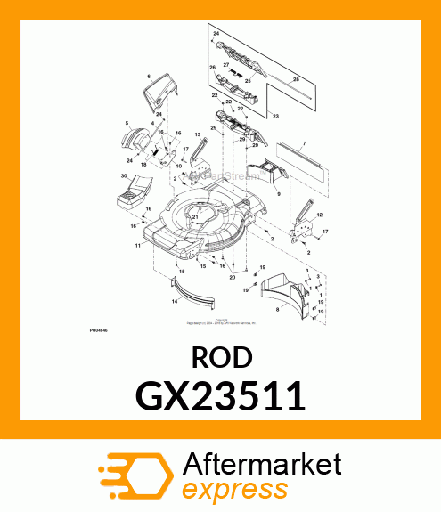 ROD,PIVOT GX23511