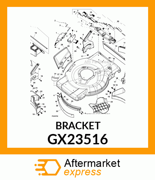 BRACKET GX23516