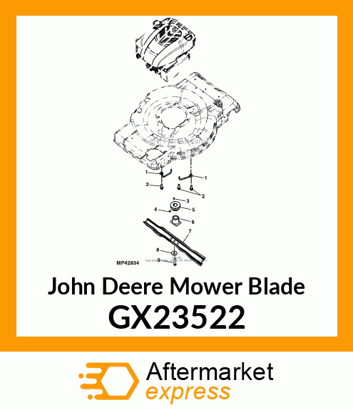 BLADE, WAVE, STEEL DECK GX23522