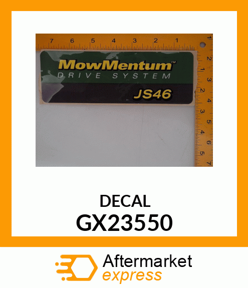 HANDLE PANEL DECAL (JS46) GX23550
