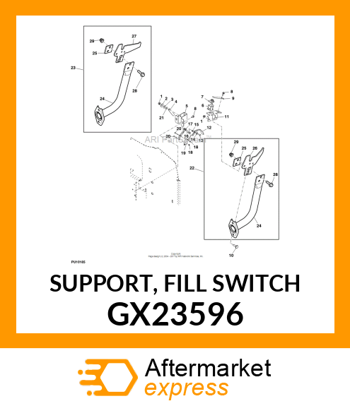 SUPPORT, FILL SWITCH GX23596