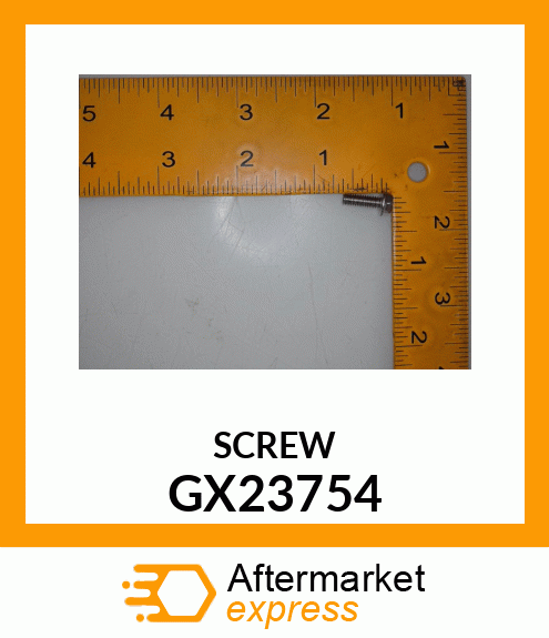 SCREW, STAINLESS STEEL GX23754