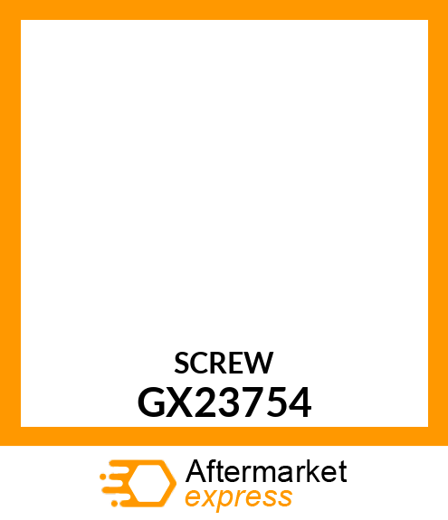 SCREW, STAINLESS STEEL GX23754