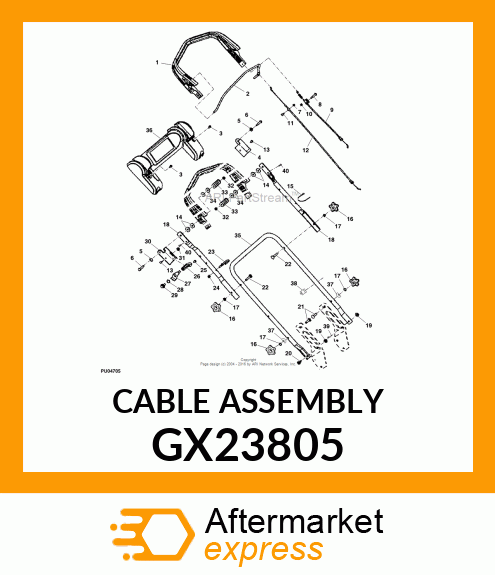 CABLE, DRIVE GX23805