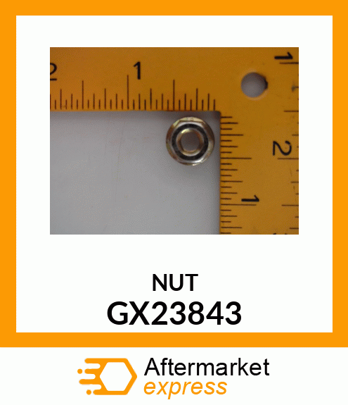 NUT, FLANGE LOCK, 1/4 GX23843