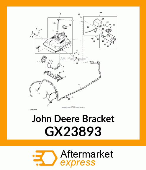 BRACKET,MOUNTING GX23893