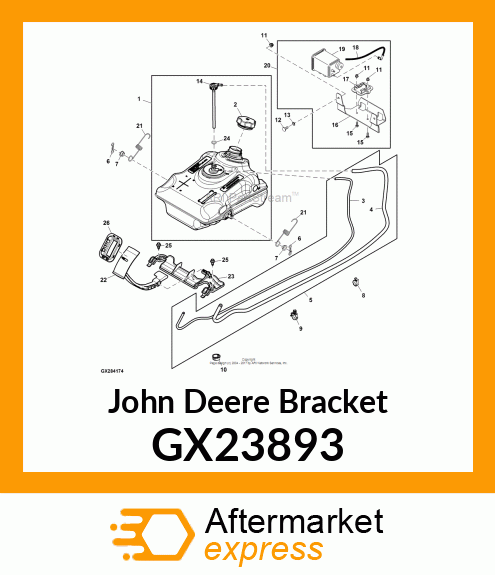 BRACKET,MOUNTING GX23893