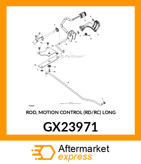 ROD, MOTION CONTROL (RD/RC) LONG GX23971