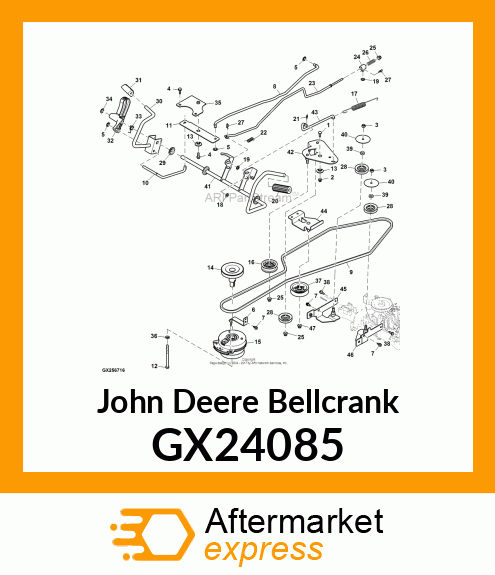 BELLCRANK, X155R GX24085