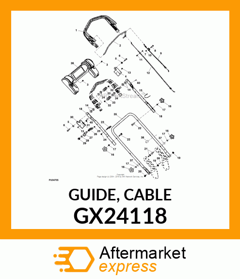 GUIDE, CABLE GX24118