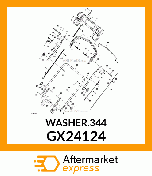 WASHER.344 GX24124