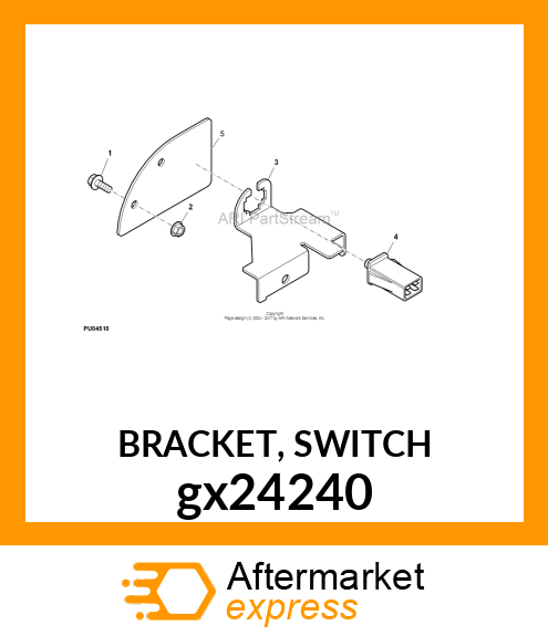 BRACKET, SWITCH gx24240