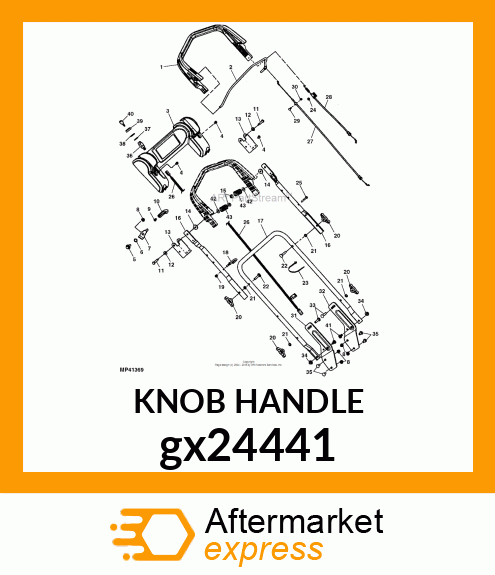 KNOB, 5/16 gx24441