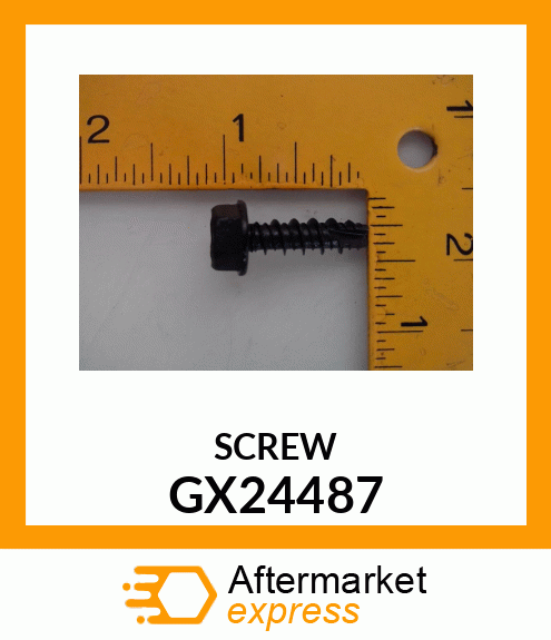 SCREW, SELF TPG, HEX WASHER HD GX24487