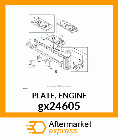 PLATE, ENGINE gx24605