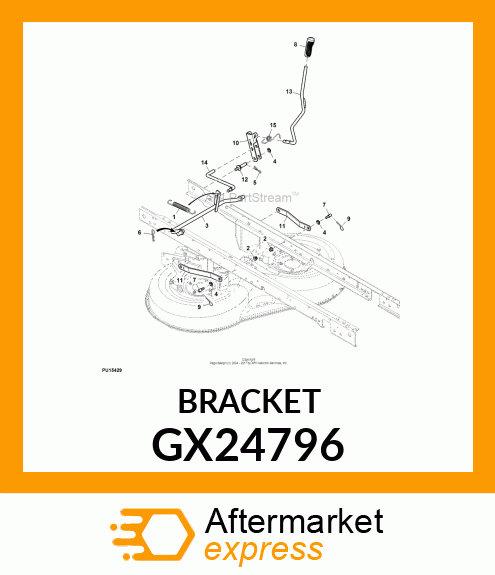 BRACKET, LIFT GX24796