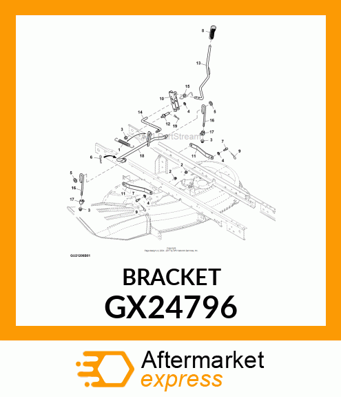 BRACKET, LIFT GX24796