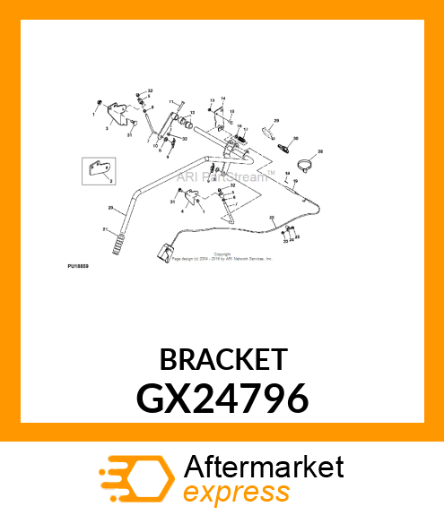 BRACKET, LIFT GX24796