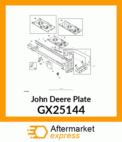 PLATE, ENGINE GX25144