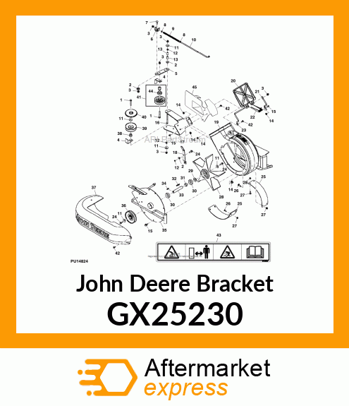 BRACKET, 60 HC POWERFLOW REPAIR KIT GX25230