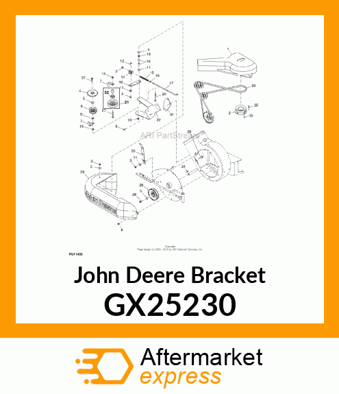 BRACKET, 60 HC POWERFLOW REPAIR KIT GX25230