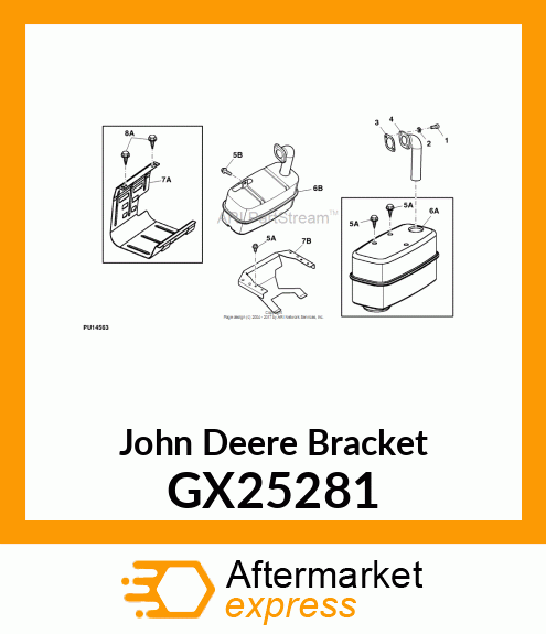 BRACKET, HOOD PIVOT SUPPORT GX25281