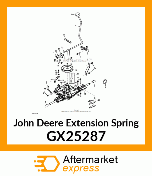 EXTENSION SPRING GX25287