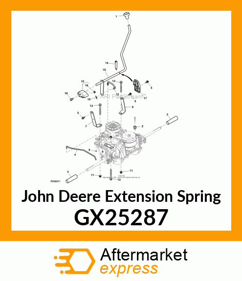 EXTENSION SPRING GX25287