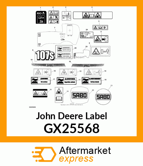 LABEL GX25568