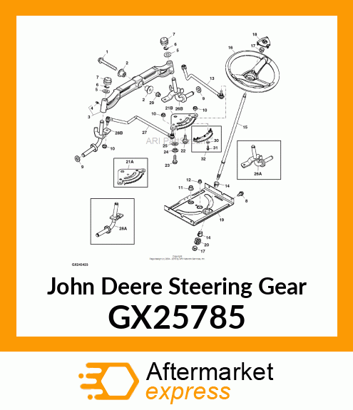 GEAR, SECTOR GX25785