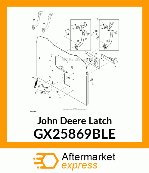 LATCH, LATCH, RDRC HOPPER BLE GX25869BLE