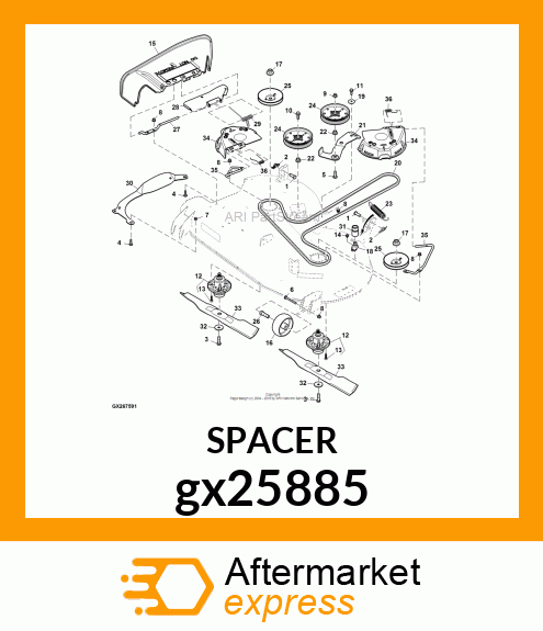 SPACER gx25885