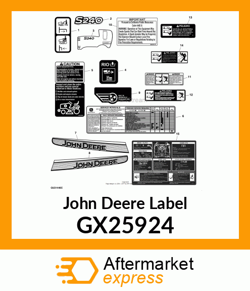 LABEL, DASH GX25924