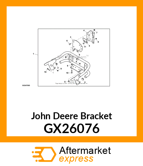 BRACKET GX26076