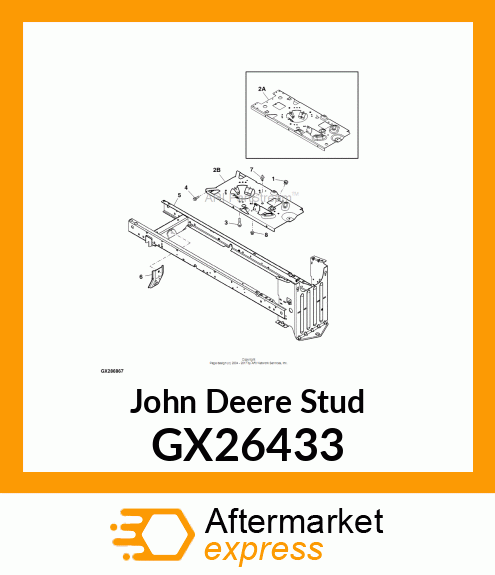 STUD, 100 SERIES GROUND STUD GX26433