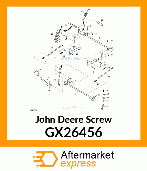 SCREW, FLANGED HEX HEAD GX26456