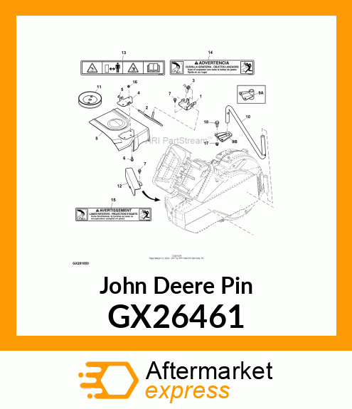 PIN, ZEE 48A 54A SS POWERFLOW GX26461