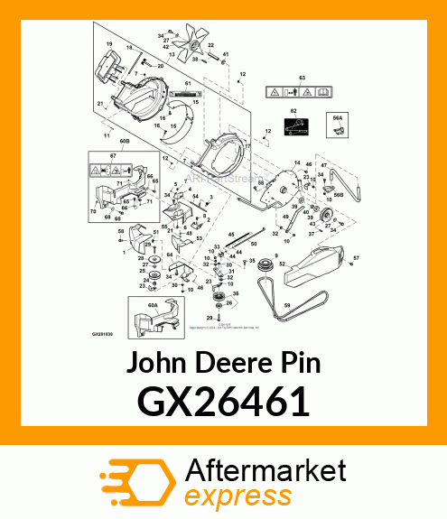 PIN, ZEE 48A 54A SS POWERFLOW GX26461